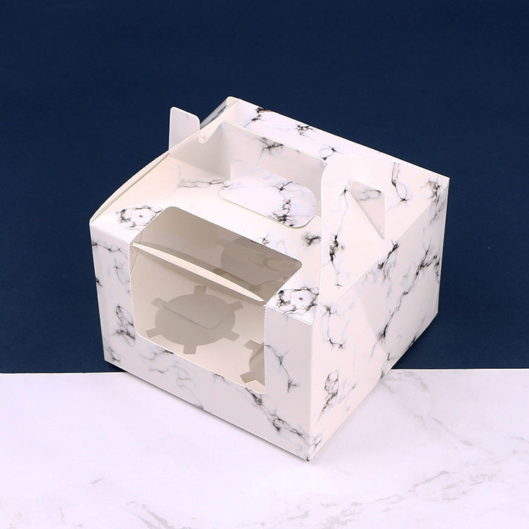 Round cupcake box
