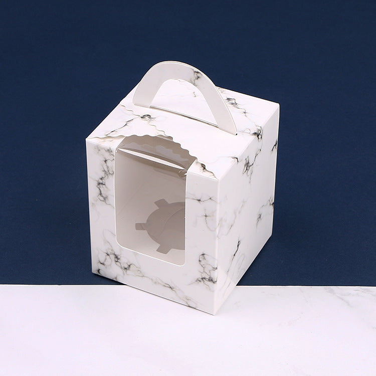 Round cupcake box
