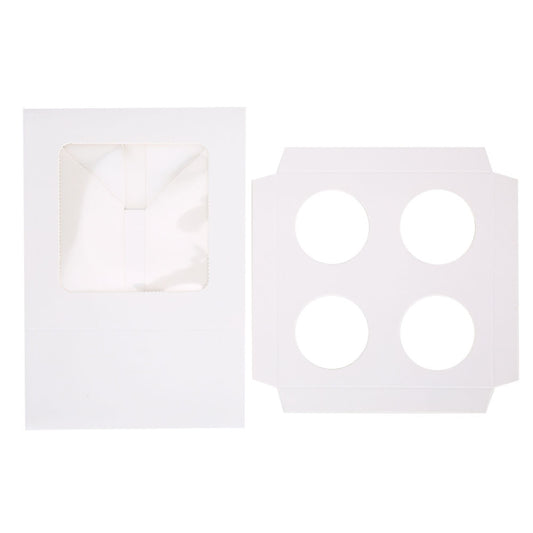 25 Pcs Cupcake Box Holds 4