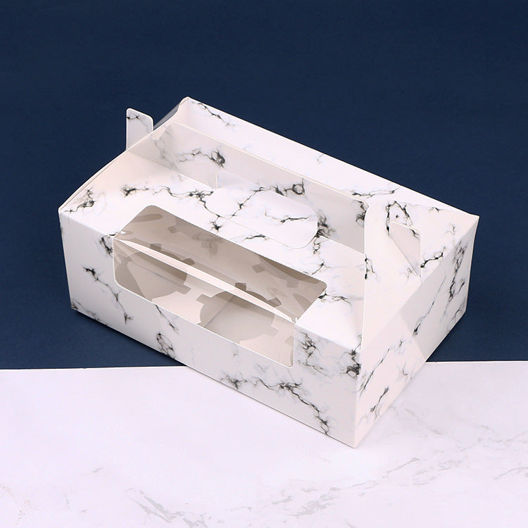 Round cupcake box